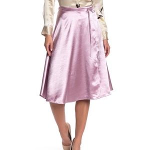 Joie Alberic A-Line Satin Skirt